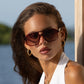 Billie Aviator Sunglasses - Dark Cherry (PRE-SALE)
