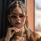 Mimi Oval Sunglasses - Sand (PRE-SALE)