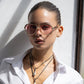 Carter Aviator Sunglasses - Rose (PRE-SALE)