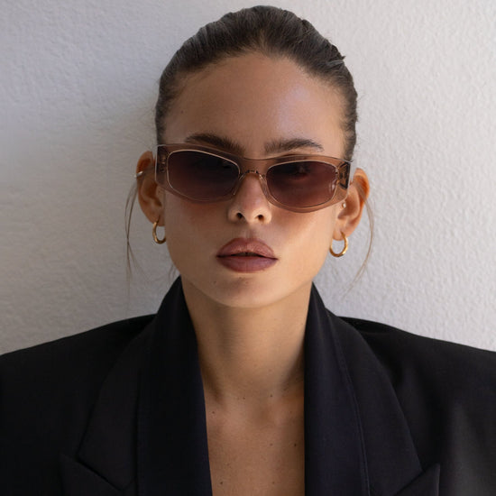 Jade Cat Eye Medium Sunglasses - Tan (PRE-SALE)