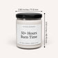 Breast Cancer Survivor Candle Gift for Cancer Warrior