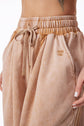 OSLO FRENCH TERRY WIDE TRACK PANT - SNOW (PRE-SALE) WASH TAN