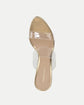 Asha Mid-Heel Sandal - Clear/Pale Gold (PRE-SALE)