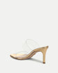 Asha Mid-Heel Sandal - Clear/Pale Gold (PRE-SALE)