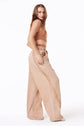 OSLO FRENCH TERRY WIDE TRACK PANT - SNOW (PRE-SALE) WASH TAN