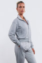Vitality Marshmallow Zip Up Jacket - Stone Heather