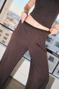 Vitality Float Rib Boxer Pant - Cocoa