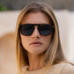 Addison Aviator Sunglasses - Tortoise / Gray (PRE-SALE)