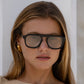Addison Aviator Sunglasses - Black/Cloud Grey (PRE-SALE)