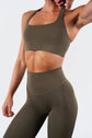 Vitality Pulse® Strappy Racer Bra - Coffee (PRE-SALE)