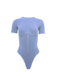 Organic Cotton T-Shirt Bodysuit - Denim Blue (PRE-SALE)