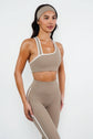 Cloud II™ Swoop Bra - Cashew Contrast