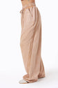 OSLO FRENCH TERRY WIDE TRACK PANT - SNOW (PRE-SALE) WASH TAN