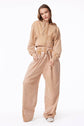 OSLO FRENCH TERRY WIDE TRACK PANT - SNOW (PRE-SALE) WASH TAN