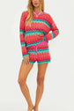 Balboa Short - Strawberry Ice Chevron  (PRE-SALE)