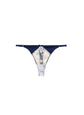 Elara Embroidery Thong - Midnight Navy (PRE-SALE)