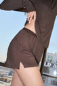 Vitality Float Rib Boxer Short - Cocoa