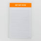 Get Sh*t Done Notepad - Orange (PRE-SALE)