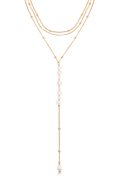 Coastal Pearl Lariat