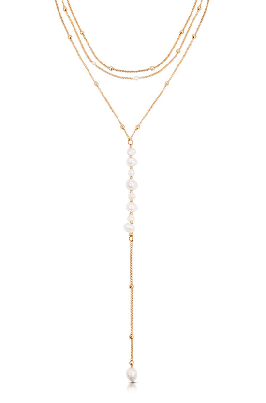 Coastal Pearl Lariat