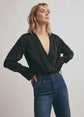 The Date Blouse - Black