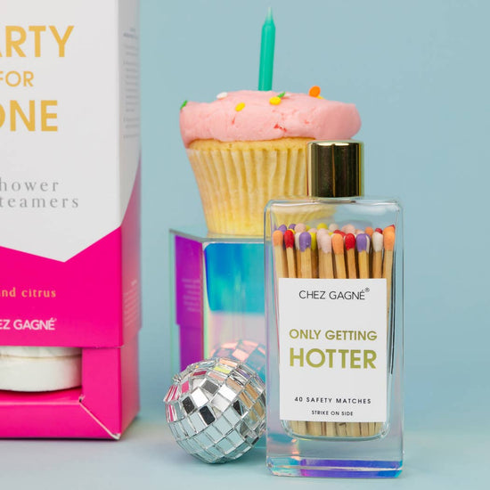 Only Getting Hotter - Glass Bottle Matches