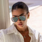 Shay Aviator Sunglasses - Tortoise / Solide Gray (PRE-SALE)