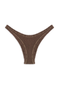 Ginny Bikini Bottom - Brown Wood