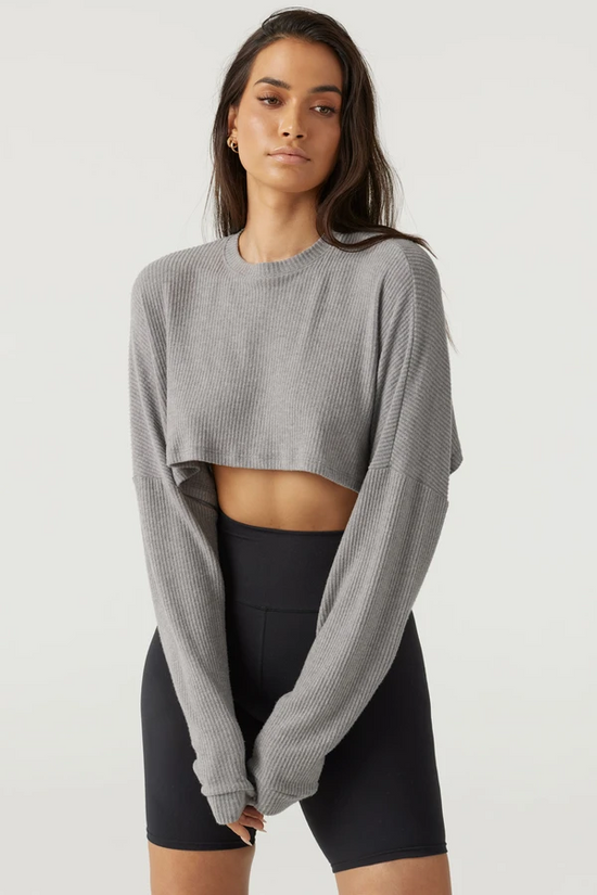 Slouchy Crop Pullover
