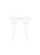 Frankie Lace Strappy Garter Belt - White (PRE-SALE)
