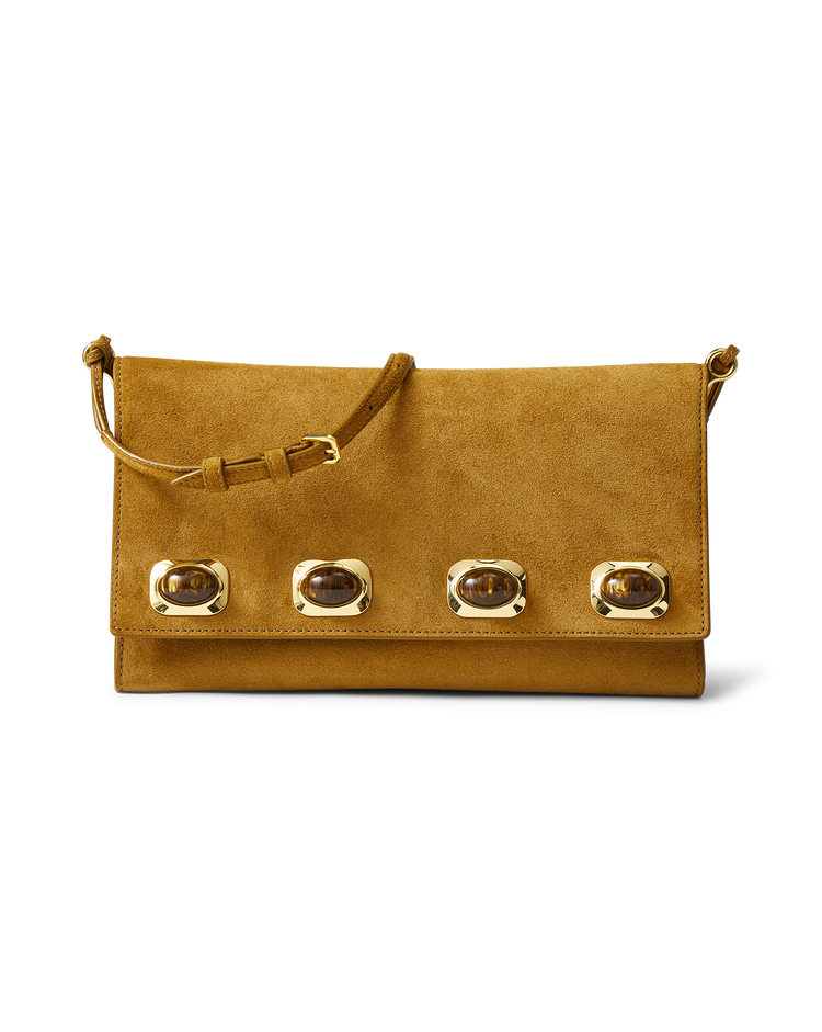 STONE EMBELLISHED EDIT BAG