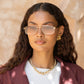 Vesper Small Aviator Sunglasses - Gold / Brown Pink (PRE-SALE)