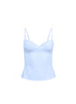 Jersey Built-In Bra Cami - Ice Queen
