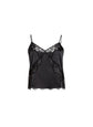 Juliet Lace Silk Cami - Black (PRE-SALE)