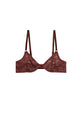 Le Stretch Lace Demi Bra - Cocoa Plum (PRE-SALE)