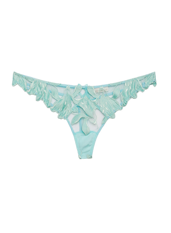 Lily Embroidery Hipster Thong