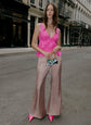 Luxe Twill Flare Pant - Tan (PRE-SALE)