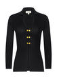 KAYE RIB COLLARED CARDIGAN
