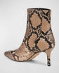 Lisa Stiletto Booties - Snake