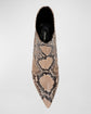 Lisa Stiletto Booties - Snake