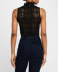 Alora Sleeveless Lace Turtleneck Top