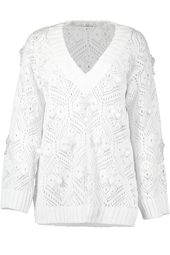 Hand-Beaded Knit Tunic