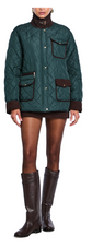 Liana Coat in Evergreen
