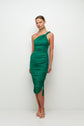 Alessia Draped Jersey Midi Dress