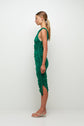 Alessia Draped Jersey Midi Dress