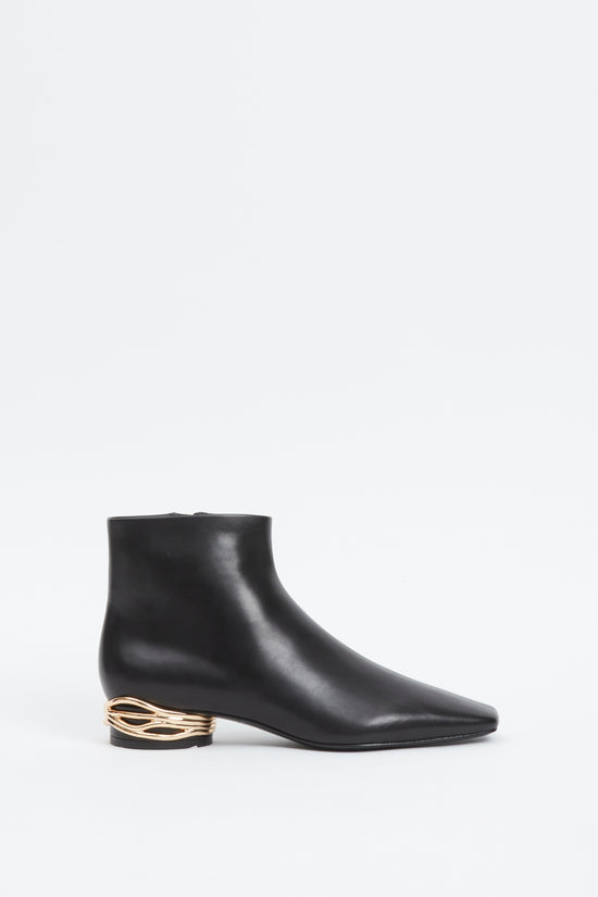 Gia Leather Ankle Boot