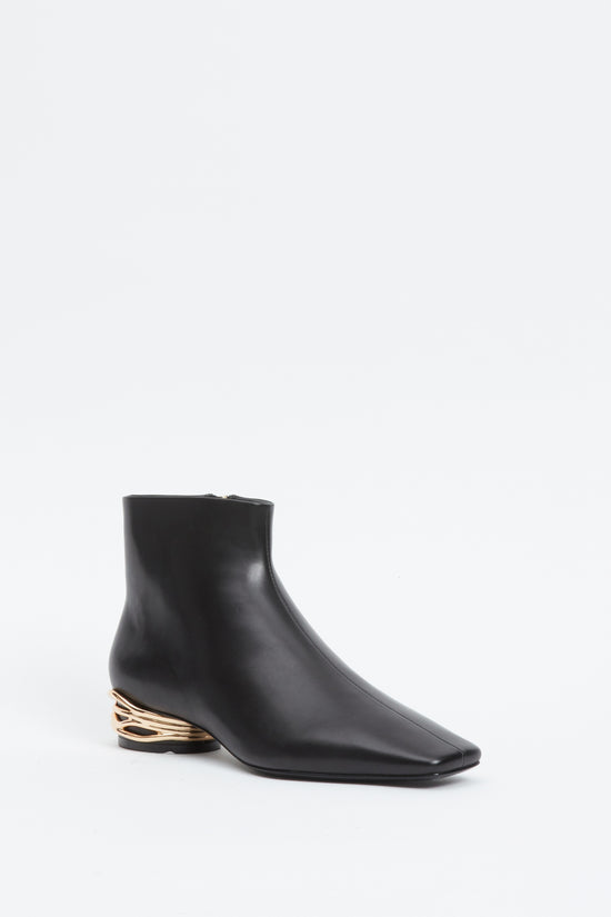 Gia Leather Ankle Boot
