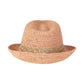 Jett Crochet Raffia Fedora