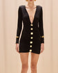 Moonlit Jersey Long Sleeve Mini Dress (PRE-SALE)