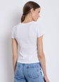Tina Fitted Tee - White